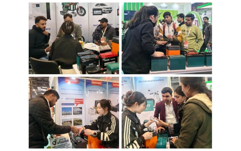 火爆開幕！旭派電池閃耀印度國際電動(dòng)車展，D179展位人氣爆棚！